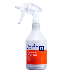 Cleanline T3 Cleaner and Degreaser Trigger Spray Bottle 750ML