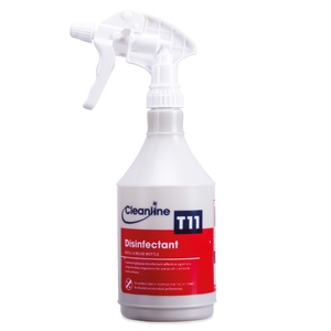 Cleanline T11 Disinfectant Trigger Bottle (Empty) 750ML