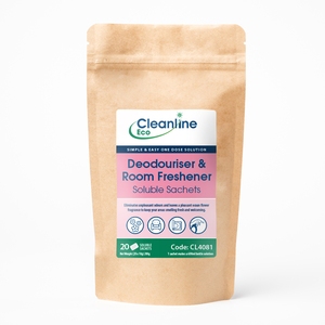 Cleanline Eco Deodouriser & Room Freshener Pack of 20 T12 Bottle Soluble Sachets