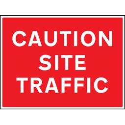Caution Site Traffic Safety Sign
