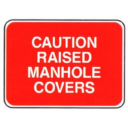 Caution Raised Manhole Covers