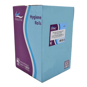 PRISTINE 2Ply Hygiene Roll 50CM Blue  Case of 9