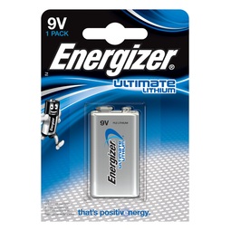 Energizer Lithium Battery Type 9V Single