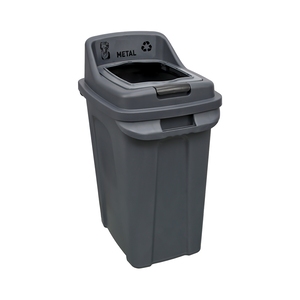 Cleanworks Open Top Recycling Bin for Metal & Cans 70 Litre