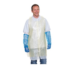 Catersafe Disposable Bib Aprons Yellow (Pack 100)