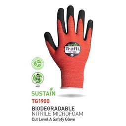 TraffiGlove SUSTAIN rPET Biodegradable TG1900 Cut Level A Glove