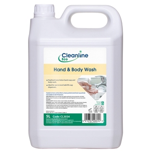 Cleanline Eco Hand & Body Wash 5 Litre