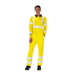 ProGarm Women's High-Visibility Arc Long Sleeve Polo Shirt Yellow