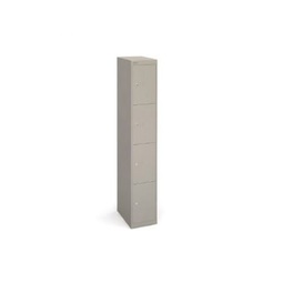 Locker 4 Door Grey, Grey Door 1800 x 300 x 450mm