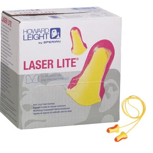 Howard Leight LL1 Laser Lite Pink Foam Ear Plugs (Box 100)