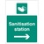 Sanitisation Station Right - Rigid Plastic Sign