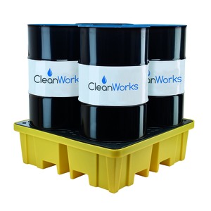 CleanWorks 4 Drum Spill Pallet