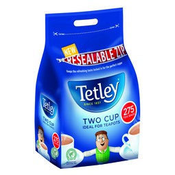 Tetley Two Cup Tea Bags Bag of 275