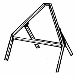 600mm Triangle Road Sign Frame