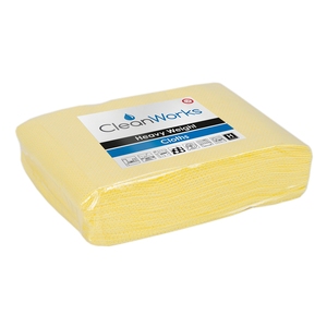 CleanWorks Heavyweight Cloths Yellow (Pack 25)