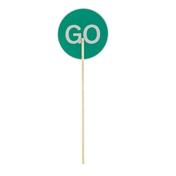 Wooden Stop/Go Pole