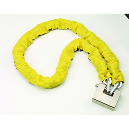 SpartanPro Sleeved Security Chain with Padlock