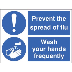 Prevent Wash your Hands - Self Adhesive Sticker