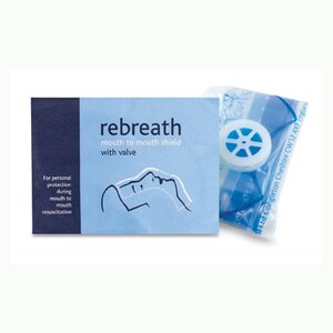 Rebreath Mouth to Mouth Resuscitator Mask Pack 10