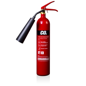 CheckFire CommanderEDGE CO2 Fire Extinguisher (Class B and Electrical) 2KG