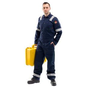 Roots Flamebuster Classic Nordic Coverall Tall Navy