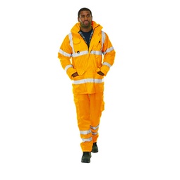 KeepSAFE Pro High-Visibility Deluxe Road Safety Jacket - Orange