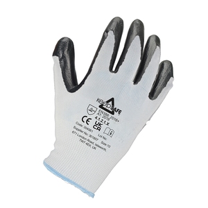 KeepSAFE Nitrile Palm Coated Glove