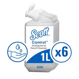 6336 Kleenex Antibacterial Hand Cleanser 1 Litre Case 6