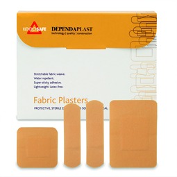 KeepSAFE Fabric First Aid Plasters Box 100