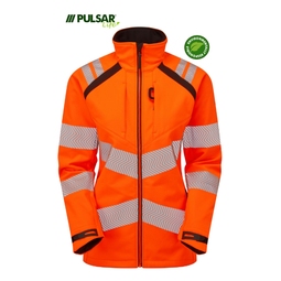 PULSAR LIFE High-Visibility Womens Softshell Jacket Orange