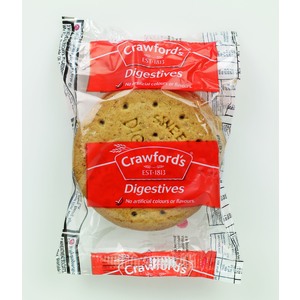 Crawfords Mini Pack Biscuits Box 100 Packs