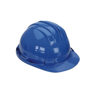 Keep Safe Standard Full Peak Safety Helmet Blue