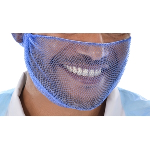 Catersafe Fine Mesh Blue Beard Snood One Size Pack 36