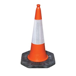 Dominator 2-Part Motorway Traffic Cone with Sleeve - 1m