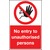 No Entry to Unauthorised Personnel Durable Floor Graphics