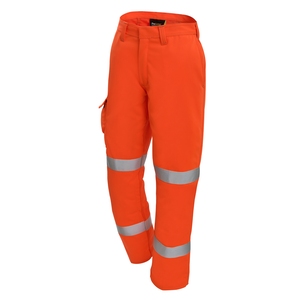 ProGarm High Visibility Flame Resistant Anti-Static Electric Arc Trousers - Orange - Reg Leg
