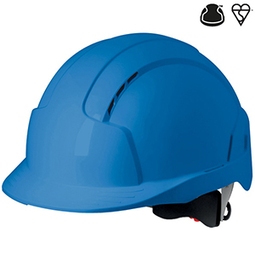 JSP Evolite Vented Wheel Ratchet Safety Helmet - Blue