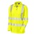 Leo Pollyfield Ecoviz/Coolviz  Sustainable Women's High-Visibility Long Sleeve Polo Shirt Yellow