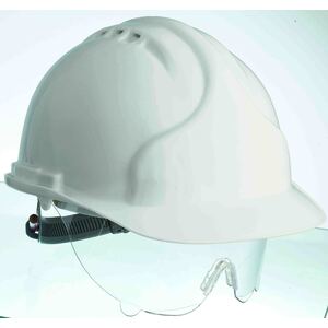 Keep Safe XT Vented Full Peak Safety Helmet with Retractable Eyeshield