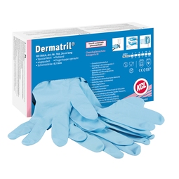 Honeywell KCL 740 Dermatril Nitrile Powder-Free Disposable Gloves (Box 100)