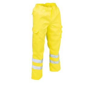 KeepSAFE EN471 High Visibility Polycotton Cargo Trouser Yellow Regular
