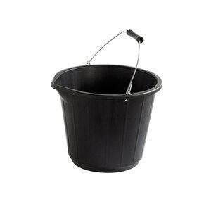 Industrial Plastic Bucket Black