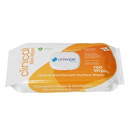 Uniwipe Midi Clinical Disinfectant Wipes 100 Pack