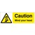 Caution Mind Your Head  - Rigid Plastic Sign