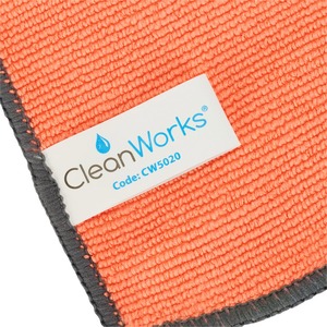 CleanWorks ProClean Microfibre Cloth Red (Pack 10)