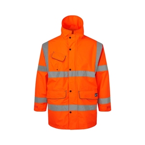 Bodyguard VapourTec High-Visibility Rail Storm Coat Orange