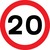20 MP Safety Sign