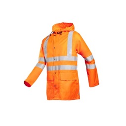 Sioen Monoray High Visibility Waterproof Jacket Orange