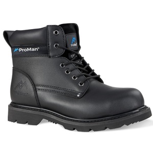 Rock Fall Goodyear Welted Safety Boot with Midsole Black