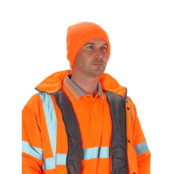 KeepSAFE High Visibility Knitted Beanie Orange